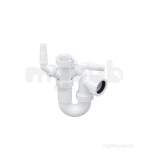 40mm Utility Sink Trap Dbl Nozzle Wpd4-w