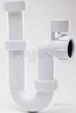 Tubular Swivel Trap P 32mm 75mm Seal Anti Syphon Wt64pvw