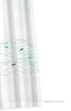Croydex Ae663284 Eva Curtain Linear Fish