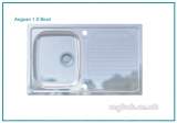 Aegean 1.0b 965x500mm Sink Satin