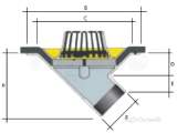 100mm Dome Th Roof Outlet 45deg Dr425