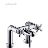 Carlton 2 Handle Bath And Shower Mixer B.rim Cp