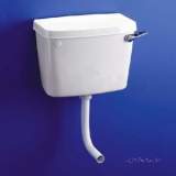 Armitage Shanks Compact S3904 Cistern Cw Screwdown Lid Wh S390401