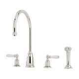 Athenian 4376 4th Lever Handles Mixer Chr/porc