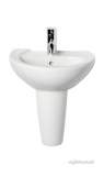 IDEAL STANDARD BODONI E307601 450MM ONE TAP HOLE H/R BASIN WHITE