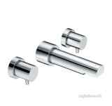Prism 3th Wall Mounted Bath Filler Cp