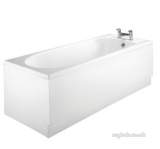 QUEST 1700 X 700 TWO TAP HOLES SINGLE ENDED ACRY BATH