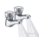 Bristan Spray Basin Taps Chrome Heads