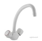 Value Club Budget Sink Mixer White