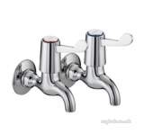 VALUE LEVER BIB TAPS CHROME PLATED WITH CERAMIC