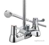Value Lever Bath Shower Mixer Chrome Plated With Val Bsm C Cd