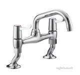 Value Lever Pillar Bridge Sink Mixer Cp