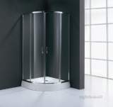 Value 800mm 4 Part Sliding Quad Shower Encl