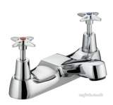 Value Cross Top Bath Filler Chrome Plated Vax Bf C