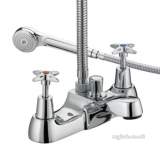 Value Cross Top Bath Shower Mixer Cp