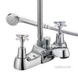 VALUE CROSS TOP BATH SHOWER MIXER CP