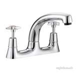 Value Cross Top Deck Sink Mixer Cp