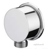 Wo4c Cylindrical Brass Wall Outlet Cp