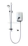 Triton Safeguard T100 care shower 8.5 kw white chrome plated