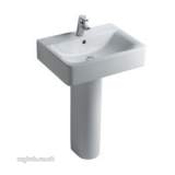 IDEAL STANDARD CUBE E794401 600MM TWO TAP HOLES BASIN WHITE