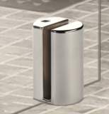 Coram Tube Round Chrome Foot Spfrc