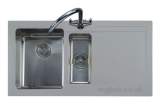 CUBIX CX9852SI/ 985X508MM 1.5B SINK SILV