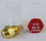 Danfoss H04305B oil nozzle 0.60x80 deg s