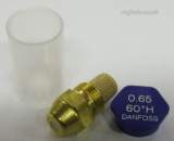 Danfoss H04505U oil nozzle 0.65 x 60 deg h