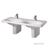 IDEAL STANDARD DAYLIGHT K0729 DOUBLE BASIN 1300MM WHITE