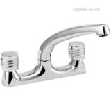 Deva Sole105 Solerno Two Tap Holes Sink Mixer Cp
