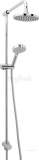 Deva Kits09 Chrome Minimalist Chrome Rigid Riser Kit And Handset