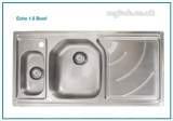 ECHO 1.5B FEATURE SINK PACK BRUSHD STEEL