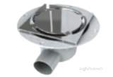 H/zontal Abs Shower Drain Plain Chs/ch/t15