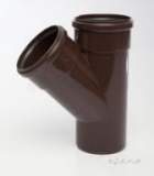 110mm X 135dg Eq Single Branch Brown