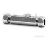 0015ZA 15 DOUBLE CHECK VALVE CHROME PLATED 13522