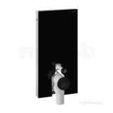 MONOLITH FOR FLOOR STANDING WC BLK GLASS