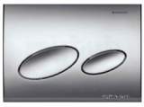 KAPPA20 FLUSH PLATE MATT CHROME 115.228.46.1