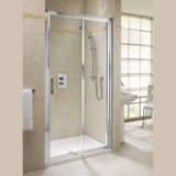 TWYFORD GEO6 1000 X 800MM QUADRANT SILVER G66000CP