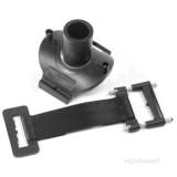 GPS 110X63 UNDERCLAMP BRANCH SADDLE BLK PE80