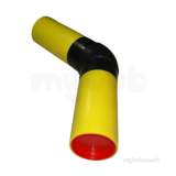 Gps 125 Yellow Pupped 45 Deg Elbow 314 315