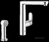 GROHE K7 SINK MIXER and HAND SPRAY SUPERSTEEL 32179DC0