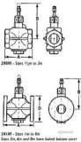 HNH-201M MILIKEN VALVE 90 COMPD PN16 125MM