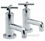 4.1208 Helix Pair Bath Taps.body Only Ch