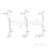 Armitage Shanks S4655 H/l Plastic Flushpipe Sc S465567