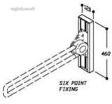 NEACO DF6106 750MM HINGED SUPPORT RAIL