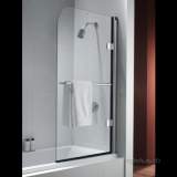 Twy Hydr8 Radius Panel Bath Screen Left Hand Chrome Plated H82968cp