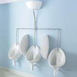 ARMITAGE SHANKS S630301 SANURA HYG W/LESS URINAL 40 WHT