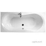 Ideal Standard Aqua Duo E3322 1800 X 800mm Bath No Tap Holes Wh