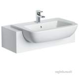 Ideal Standard Ventuno T0437 65cm Semi-countertop Basin One Tap Hole White T043701