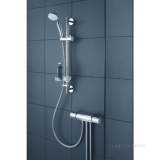 IDEAL STANDARD Boost built-in valve faceplate and fixed Idealrain rain shower S1 A5701AA